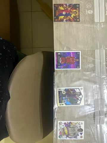 Match attax RARE CARDS:LAMINE ,VVD,Trophy titans