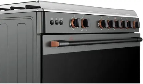 Italian Model - Toshiba Gas Range 5 Burner with Fan Oven (Gas) Size 60 x 90 Grey Color