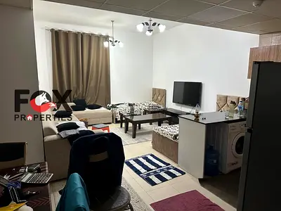 Furnished 1BR for annual rent in City Tower Al Nuaimiya 3, flexible payments, prime location near s