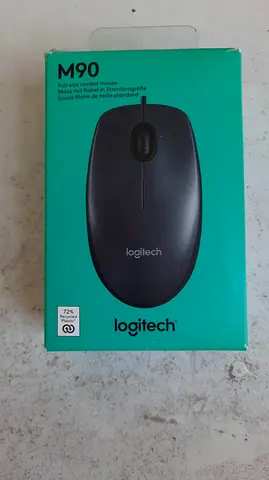 Logitech M90 Full size corded mouse for office-BRAND NEW!