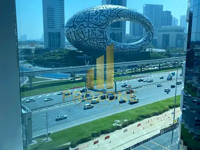 Museum of the Future and Sheikh Zayed Road View