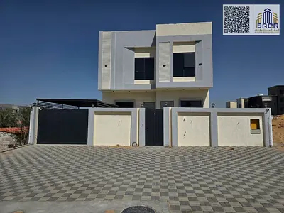 Luxury villa for sale in Al-Haliyo 2 – 3 master bedrooms | Registration included | Asphalt street and large setback