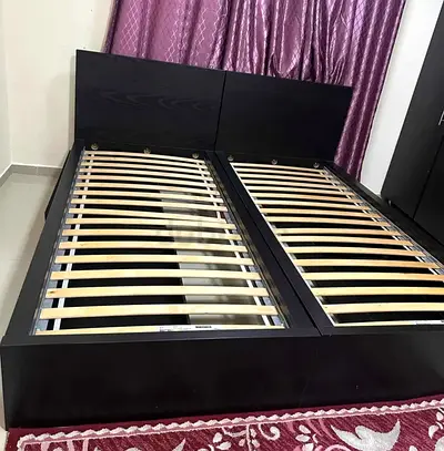 Ikea two single beds with mattress available in perfect condition
