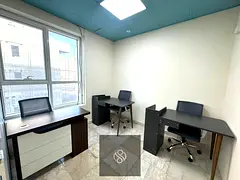 FULLY FURNISHED BRAND NEW OFFICE SPACE NEAR ABU BAKER AL SIDDIQUE METRO STATION | IDEAL FOR 2–3 EM