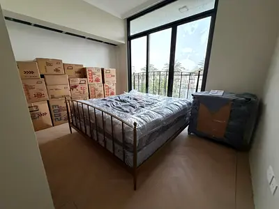 Crate and barrel super king bed