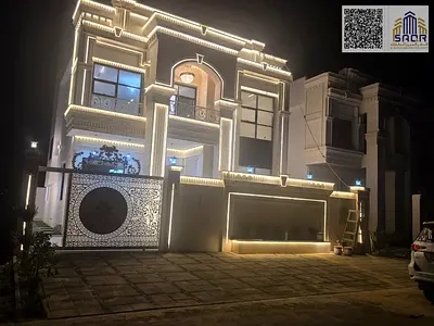 فيلا مستقلة كلاسيكية واجهة حجر .. الحليو 1 عجمان  **شاملة رسوم التسجيل والتملك**