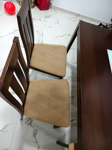 6 seater dinning table  chair@ throwaway price