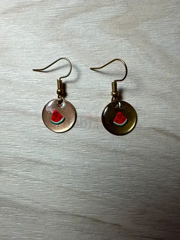 Watermelon earrings