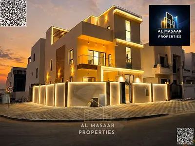 Corner villa for sale in Al-Haliou 2 area - top-of-the-line finishes - in a quiet and distinguished residential location, suitable for upscale family