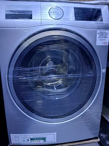 Front load washing machine - stainless steel finish (used, good condition)