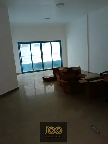 Two bedrooms and a living room available in Al Nuaimiya 3, directly on Khalifa Street. Price: 48,000 AED. Free parking.