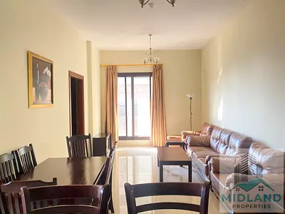 Spacious Fully Furnished 2BR | High Floor | Open View
