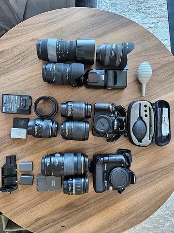Cameras  Lenses - Nikon /Canon/ Sigma