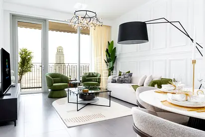 high floor with canal view | cozy furnished apartment