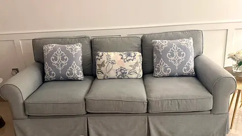 Elegant light blue Sofas for Sale ✨