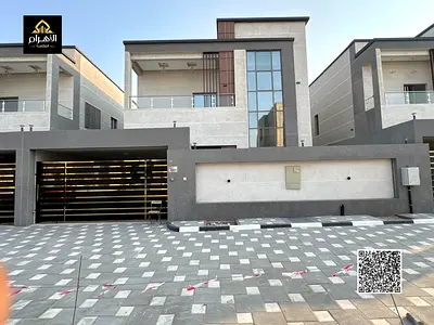 A unique opportunity to own a luxurious villa with a super deluxe finish in Ajman, featuring a modern design and spacious layouts, ideal for family li