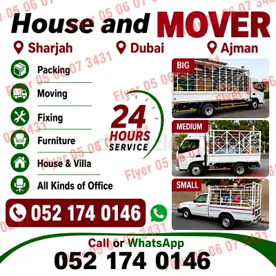 House and Mover — Packing  Moving Services (Sharjah, Dubai, Ajman) — 24/7