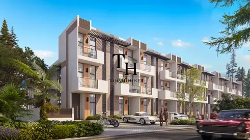 3BR Villa | Park & Pool View | Modern Townhouse