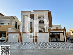 Luxury villa for sale in Al Zahia | Includes electricity, water, and air conditioning with a large s