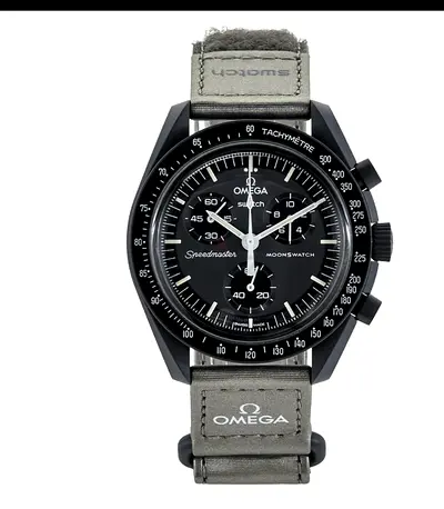 Omega x Swatch MoonSwatch Speedmaster Chronograph (Gray) - brand new