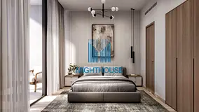 High-Floor 1BR | Celia Heights Majan | Furnished | Pool &amp; City Views