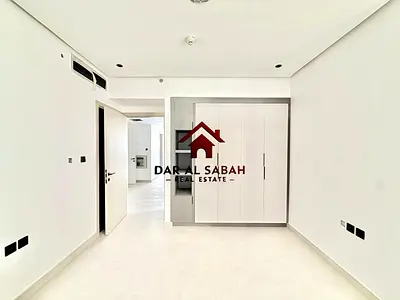 Brand new: master bedroom with wardrobe/balcony open view