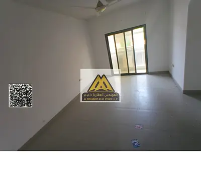 One-bedroom apartment with living room in Al Jurf 3, Ajman, balcony, one bathroom, closed kitchen, central AC, near China Mall, AED 30,000 in 6 instal