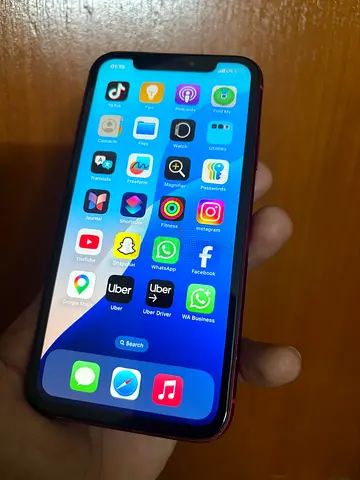 iphone XR red color 64 gb storage