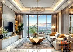 2BR Apartment | Luxury Furnished | Marina &amp; Downtown View | Premium Amenities | 1% Payment plan