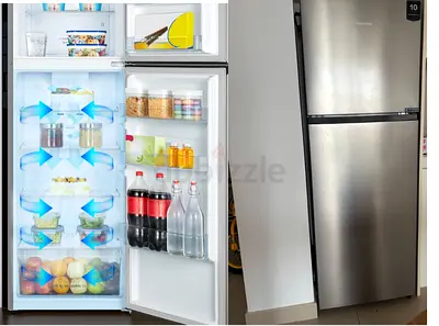 Hisense 2-Door Stainless Steel Refrigerator with inverter-Good Condition