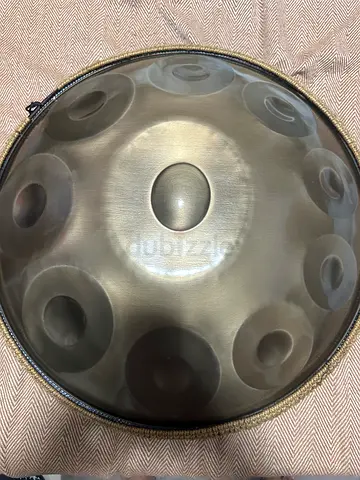 Steel Handpan / Hang Drum - 9-10 Tone, Good Condition with Case