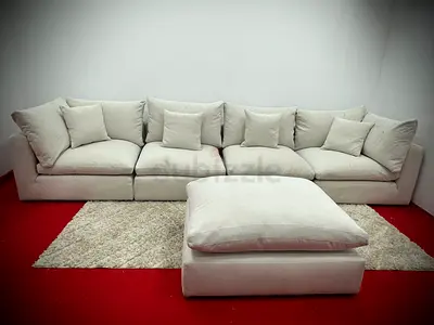 Selling the one 5 piece cloud sofa