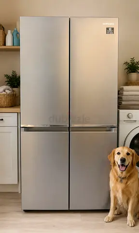 Free delivery Samsung bespoke 4 Door French Door Refrigerator - Stainless Steel