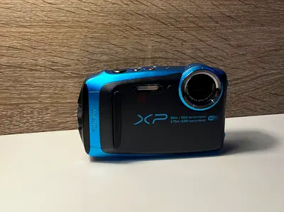 Fujifilm FinePix XP Waterproof Digital Camera (Blue) - Compact and Rugged