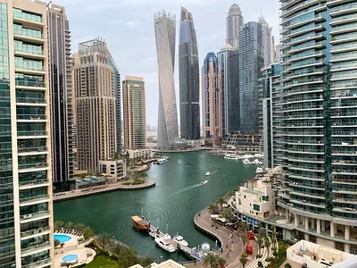 Spacious 2BR | Balcony | Marina & City Views | Prime Dubai Marina Location
