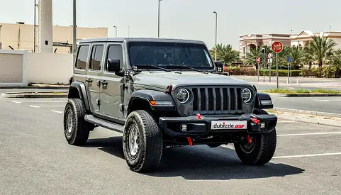AED 1049/month | 2019 Jeep Wrangler Unlimited  | GCC Specs | Ref#461904