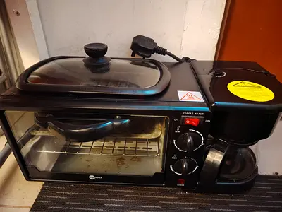 3 in 1 Grill, Coffee Maker and Toaster