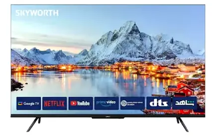 Skyworth 50-Inch UHD Smart Google LED TV SUE9350F Black