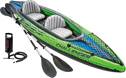 ALL NEW Inflatable Kayak with 2 Inflatable Snorkel Vest Floatage Jackets