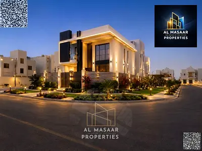 شامل رسوم التسجيل فيلا فاخرة للبيع في الحليو 2 | مساحة 3014 قدم | طابقين | 4 غرف نوم ماستر | مجلس وصالتين | مطبخ مودرن |
