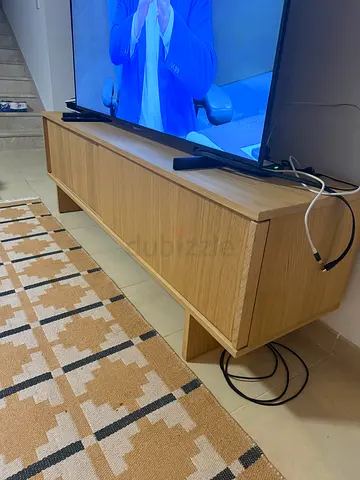 IKEA wood TV Cabinet / Entertainment Console with sliding doors