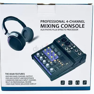 Professional 4 Channel Mixing console