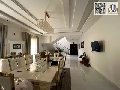 Villa for rent in Rawda 2, fully furnished, price 150,000 AED A unique and stunning villa is available for rent in Ajman, Rawda 2.