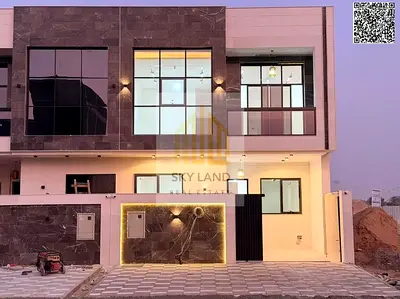 Villa for sale, freehold, for all nationalities, near Sheikh Mohammed Bin Zayed Road, including registration and ownership fees.