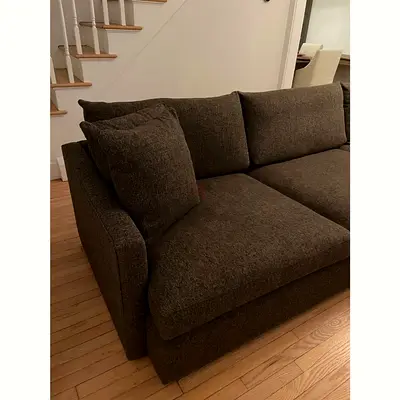 Excellent condition cratebarrel lshape sofa