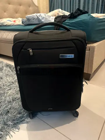 Samsonite Black Carry-On Rolling Suitcase - Good Condition