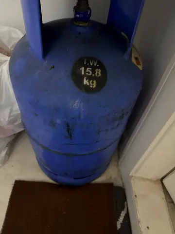 15 kg Blue Gas Cylinder (Used) - Good Condition