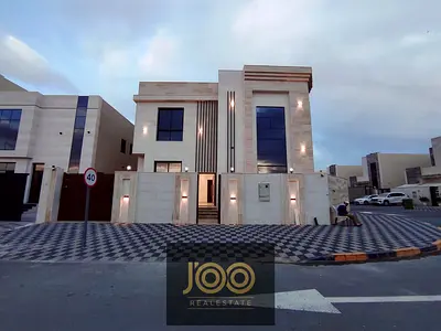 Luxury Villa for Sale in Al Zahya Ajman | Corner Plot on Two Streets | 7 Master Bedrooms | Spacious Design