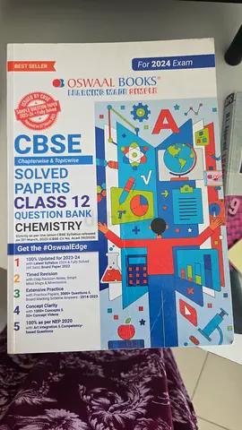 Oswaal CBSE Solved Papers Class 12 complete set (2024 Exam) - Reference Guide