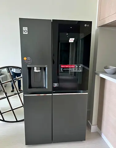 LG ThinQ Model Smart Inverter Side-by-Side Fridge  Freezer Ice Maker Water Dispenser -(Dark Finish)